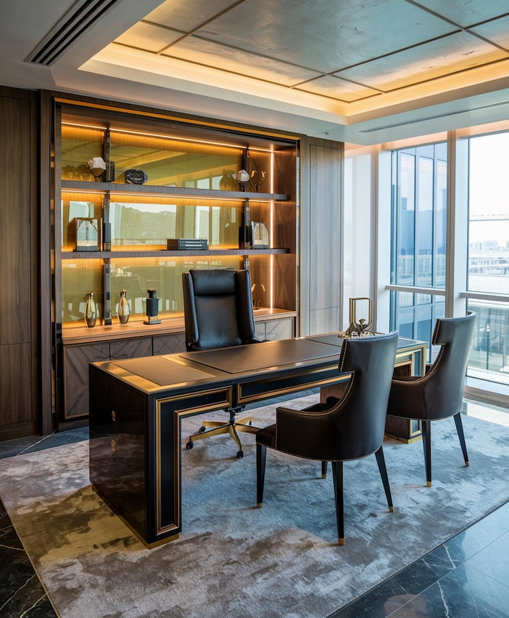 Photo luxury office interior design