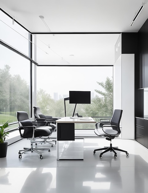 Luxury office room design