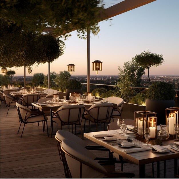 premium-ai-image-luxury-outdoor-dining-area-design