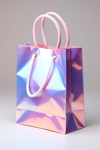 Luxury paper bag design high quality for fashion branding concept product showcase creative art