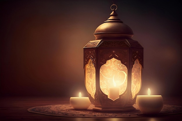 luxury Ramadan lantern background