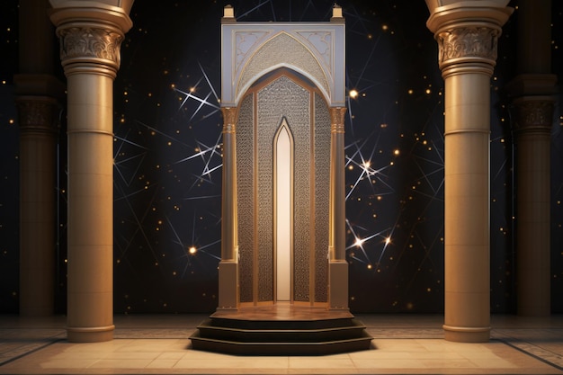 luxury Ramadan podium