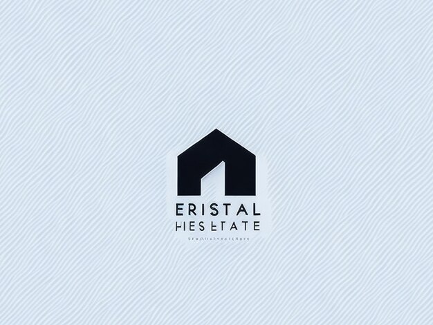 Photo luxury real estate logo collection with black details