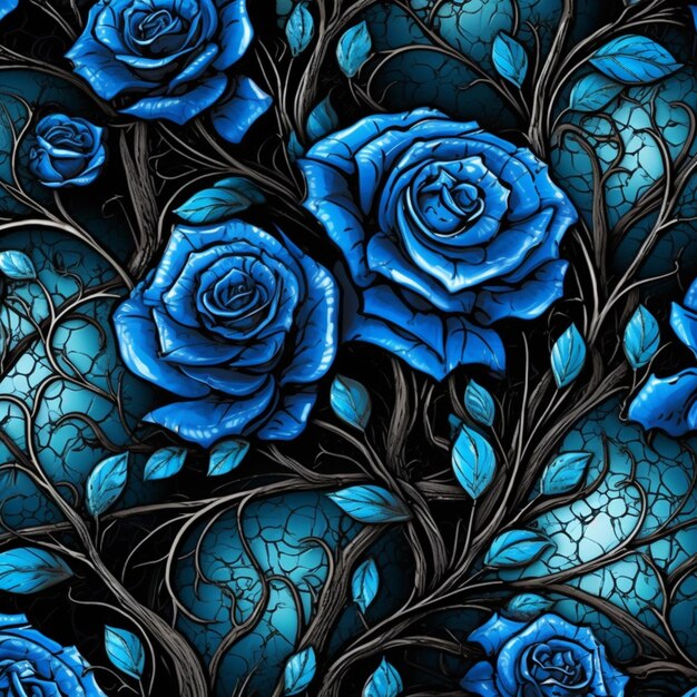 Luxury roses pattern