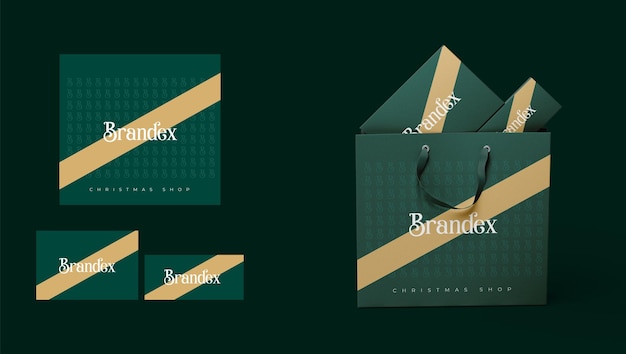 Luxury Shopping Bag Mockup Set