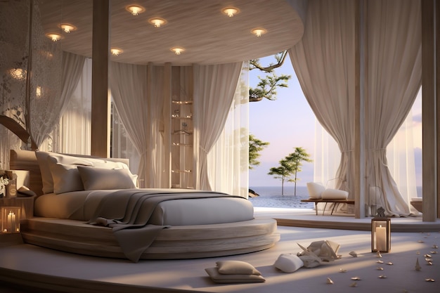 Luxury SpaInspired Bedroom Interior Design