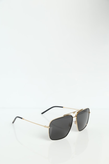 Luxury sunglasses on white background