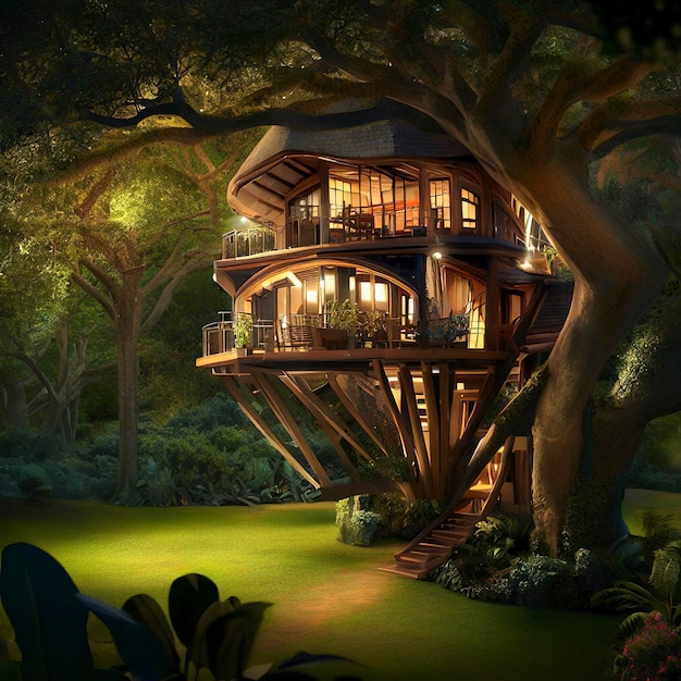 luxury tree house