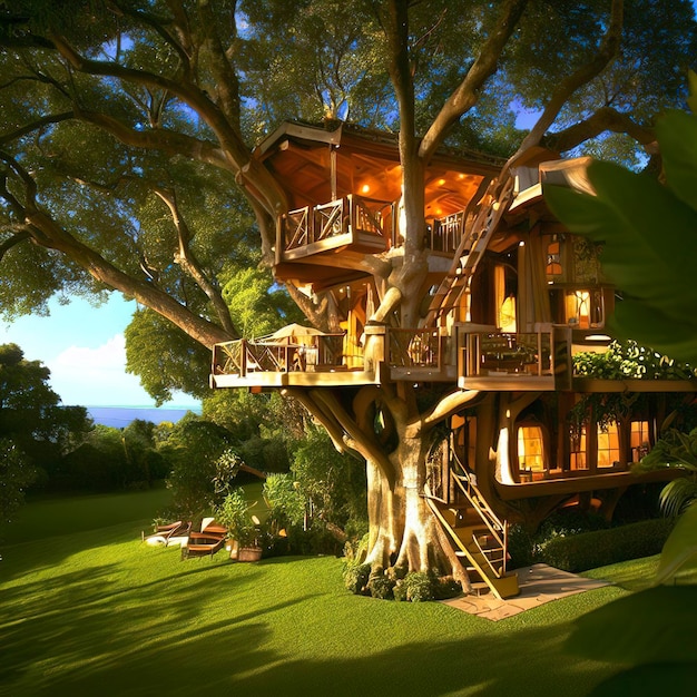 luxury tree house