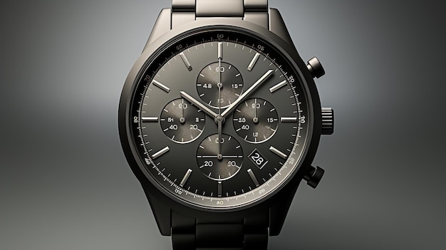 luxury watch isolated on solid background