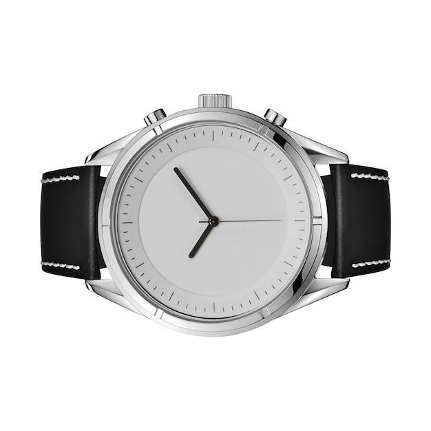 Luxury watch isolated on a white background