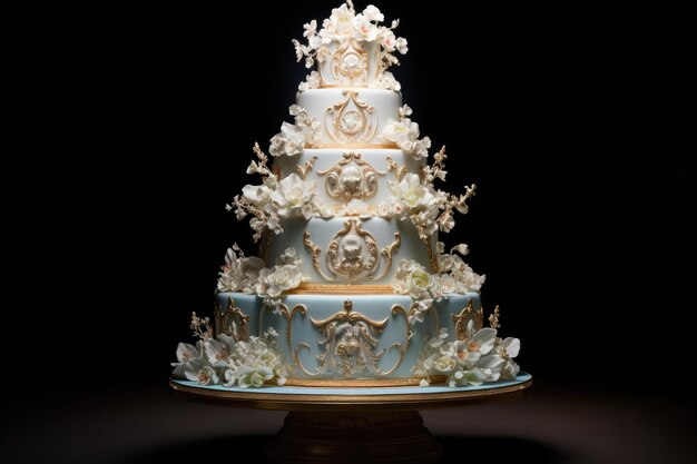 Photo luxury wedding cake