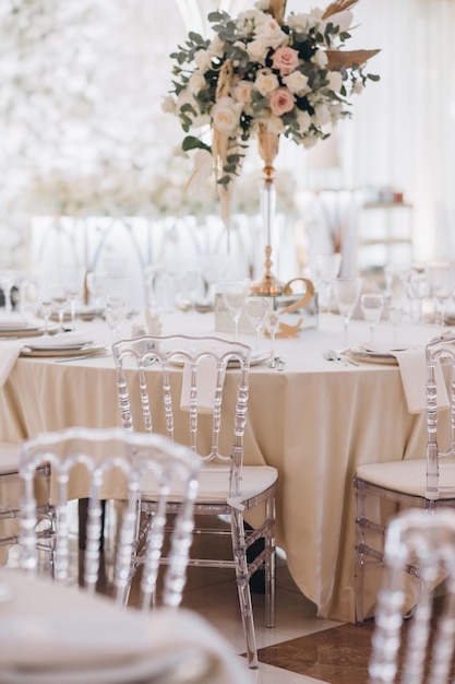 Luxury wedding decor