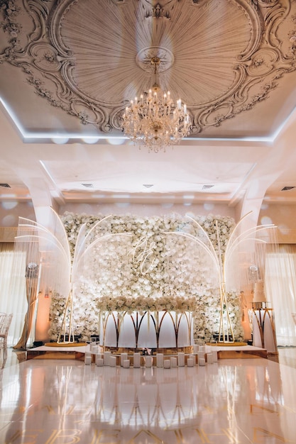 Luxury wedding decor