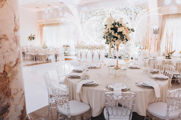 Luxury wedding decor