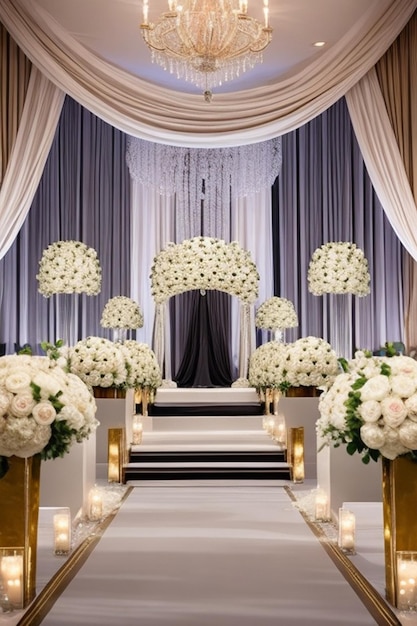 luxury wedding side luxury and romance setting the perfect tone for an unforgettable celebration wi