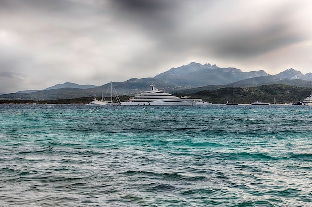 Luxury yachts standing in front of La Celvia