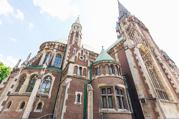 Lviv Oekraïne 26 mei 2018 Kerk van de heiligen olga en elizabeth