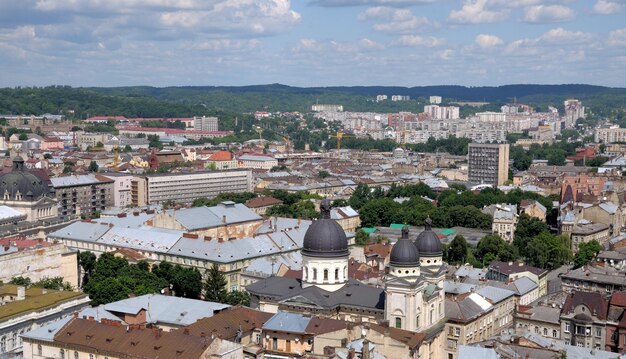 Lviv View from a high tower