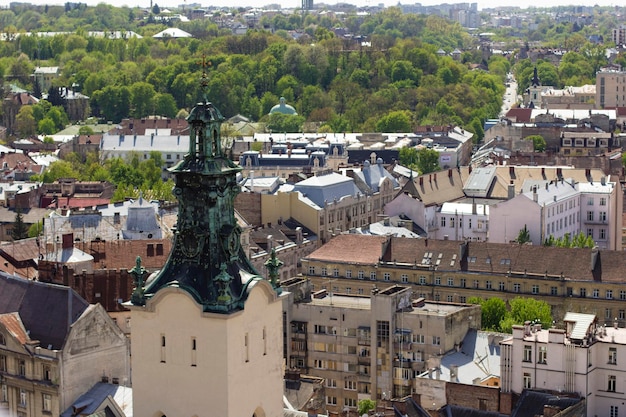 LVOV, UKRAINE - MAY 3, 2015: Latin Cathedral in Lviv