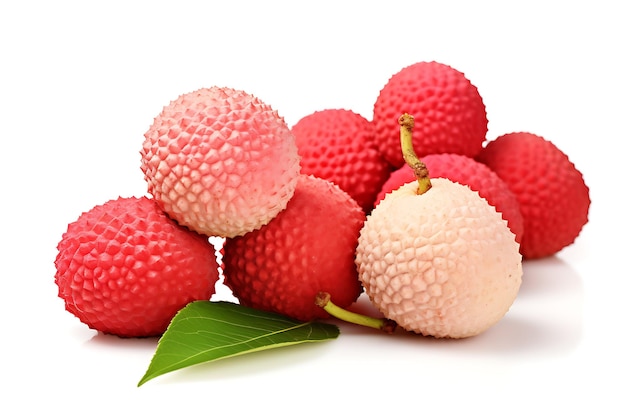 흰색 배경에 고립 된 열매 과일