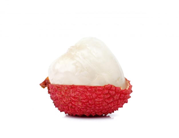 Lychee fruit isolated