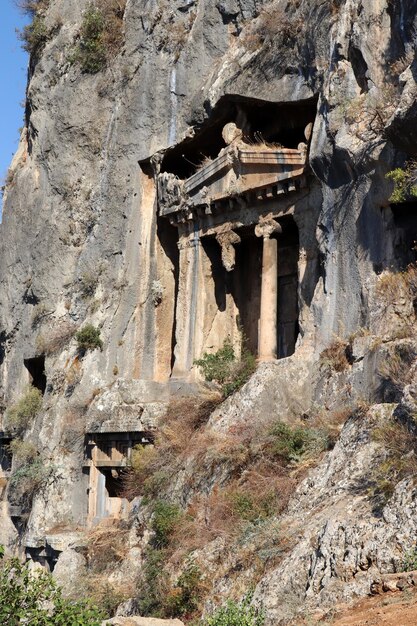 Lycian tombs turkey fethiye king tombs