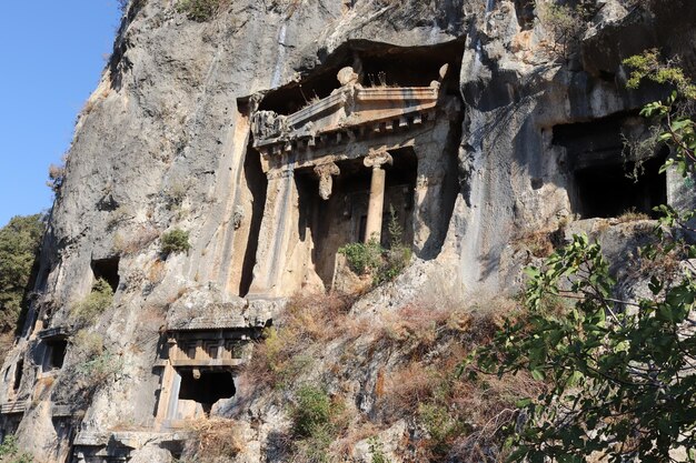 Lycische graven Turkije Fethiye Koning graven