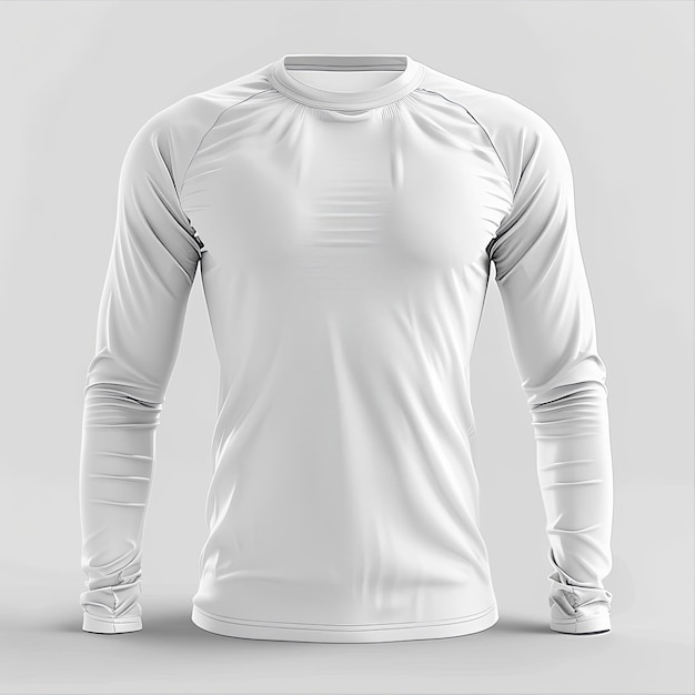 Photo lycra shirt mockup isolated on minimal background