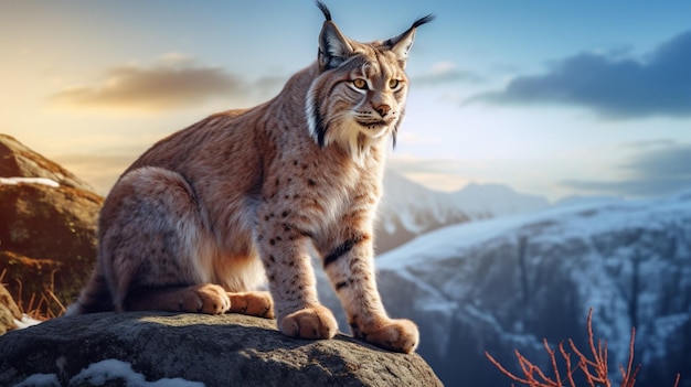 Lynx high quality image