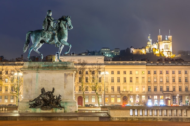 Lyon Place Bellecour Франция