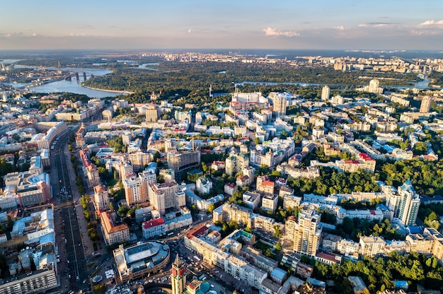 Lypky en khreshchatyk de hoofdstraat van Kiev