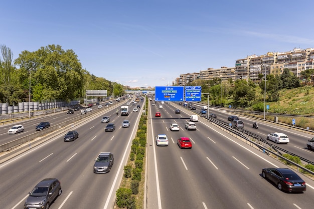 M30 ring road around Madrid