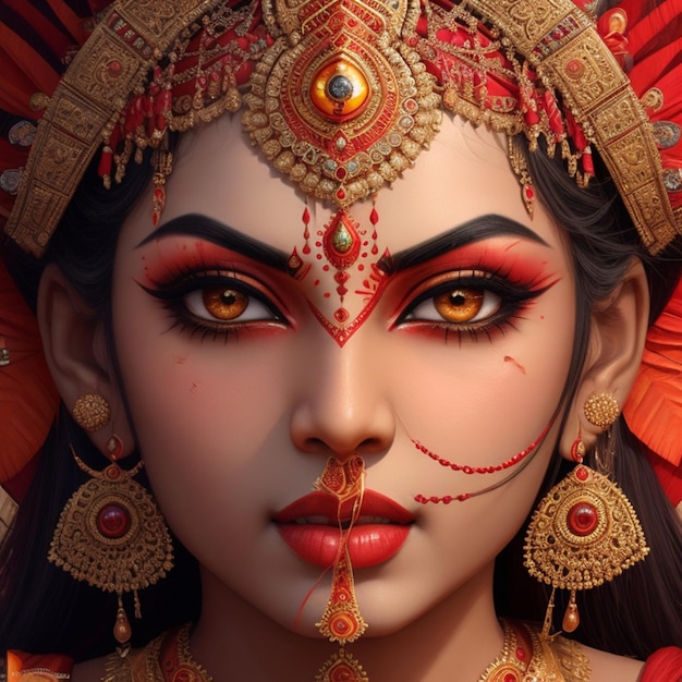 Maa durga Beautiful face