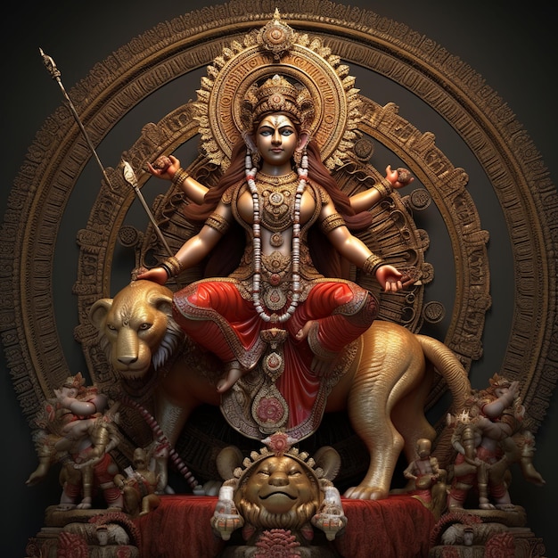 Maa Durga Generatieve Ai