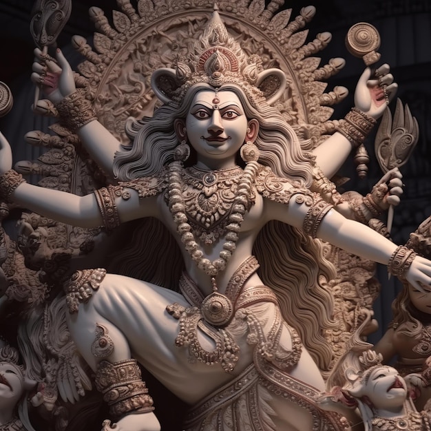 Maa Durga 생성 Ai