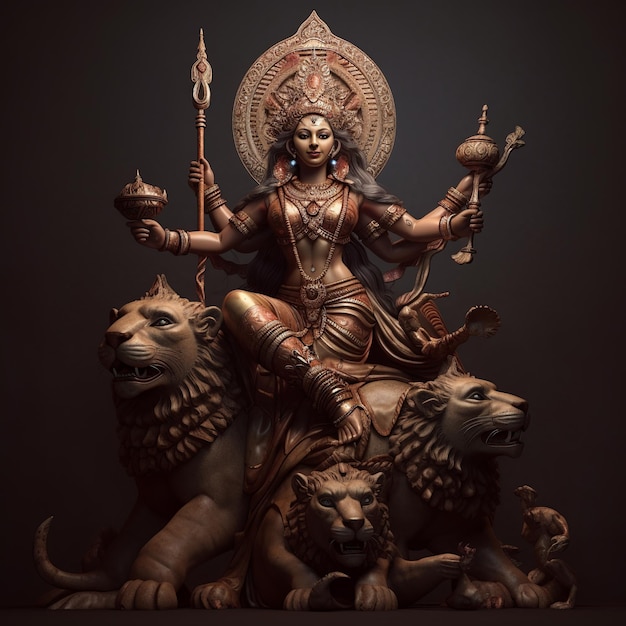 Maa Durga 생성 Ai