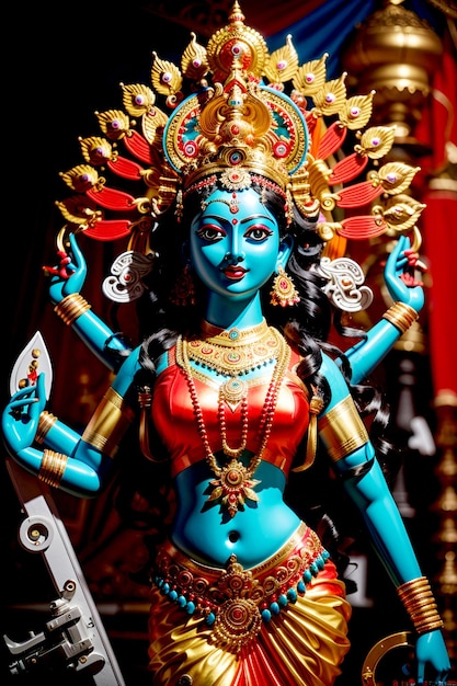 Maa Kali statue Goddess of Hinduism