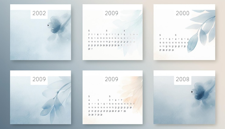 Foto maak een visueel verbluffende kalender voor 2024