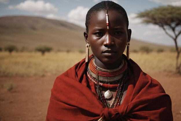 Foto maasai marvel meesterwerk ar c