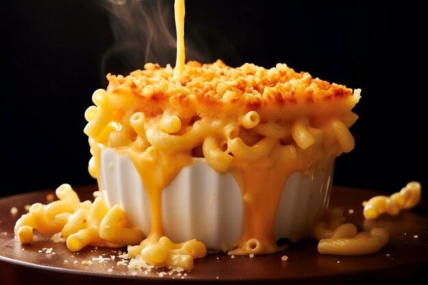 Mac and Cheese Comforting Food Delight Generative Ai