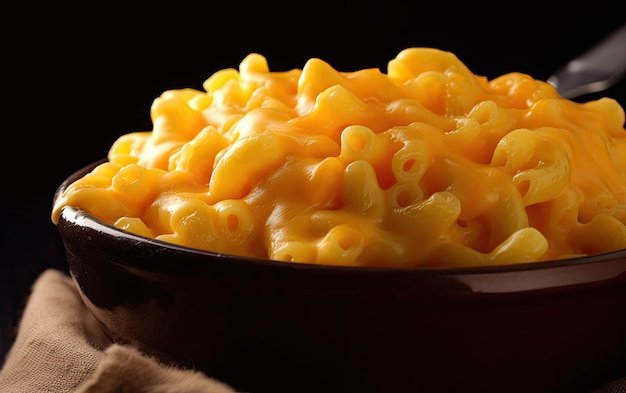 mac and cheese isolated