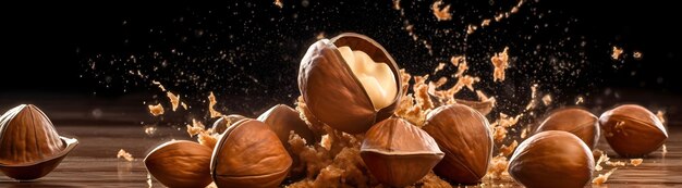 Macadamia nut in a bowl