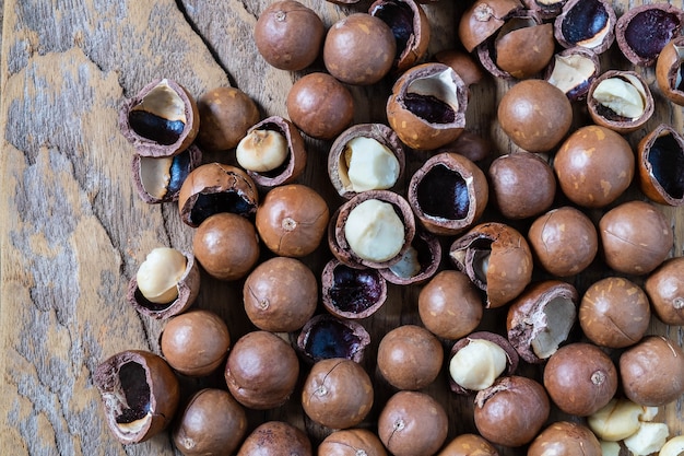 Macadamia nut with shell 