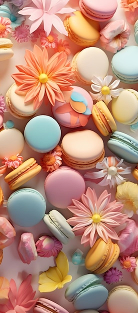 Macaron-bloem