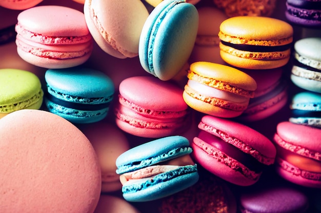 Macarons Achtergrond