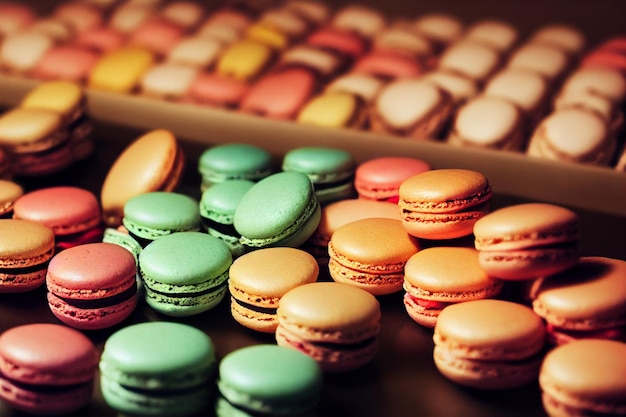 Macarons Achtergrond