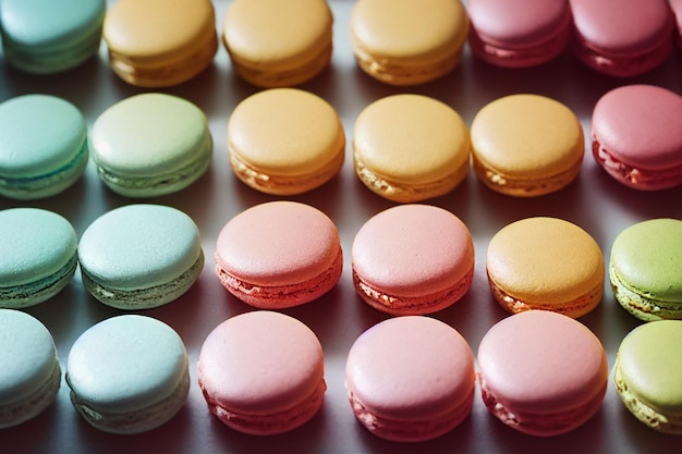 Macarons Achtergrond