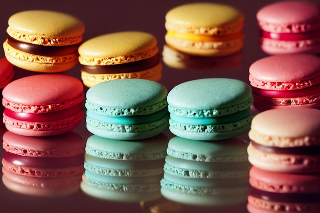 Macarons Achtergrond