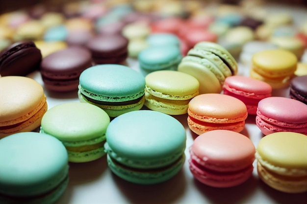 Macarons Background